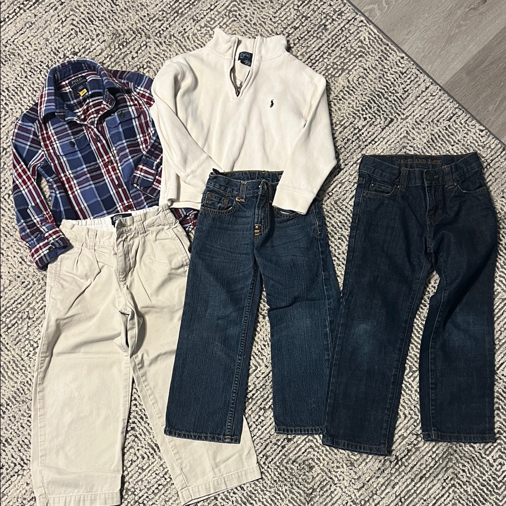 Polo by Ralph Lauren top and bottom bundle + Janie & Jack jeans